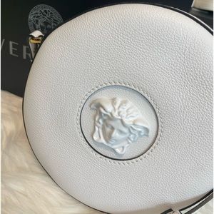 SALE! Versace La medusa round leather cameraCrossbody includes box and dust bag!